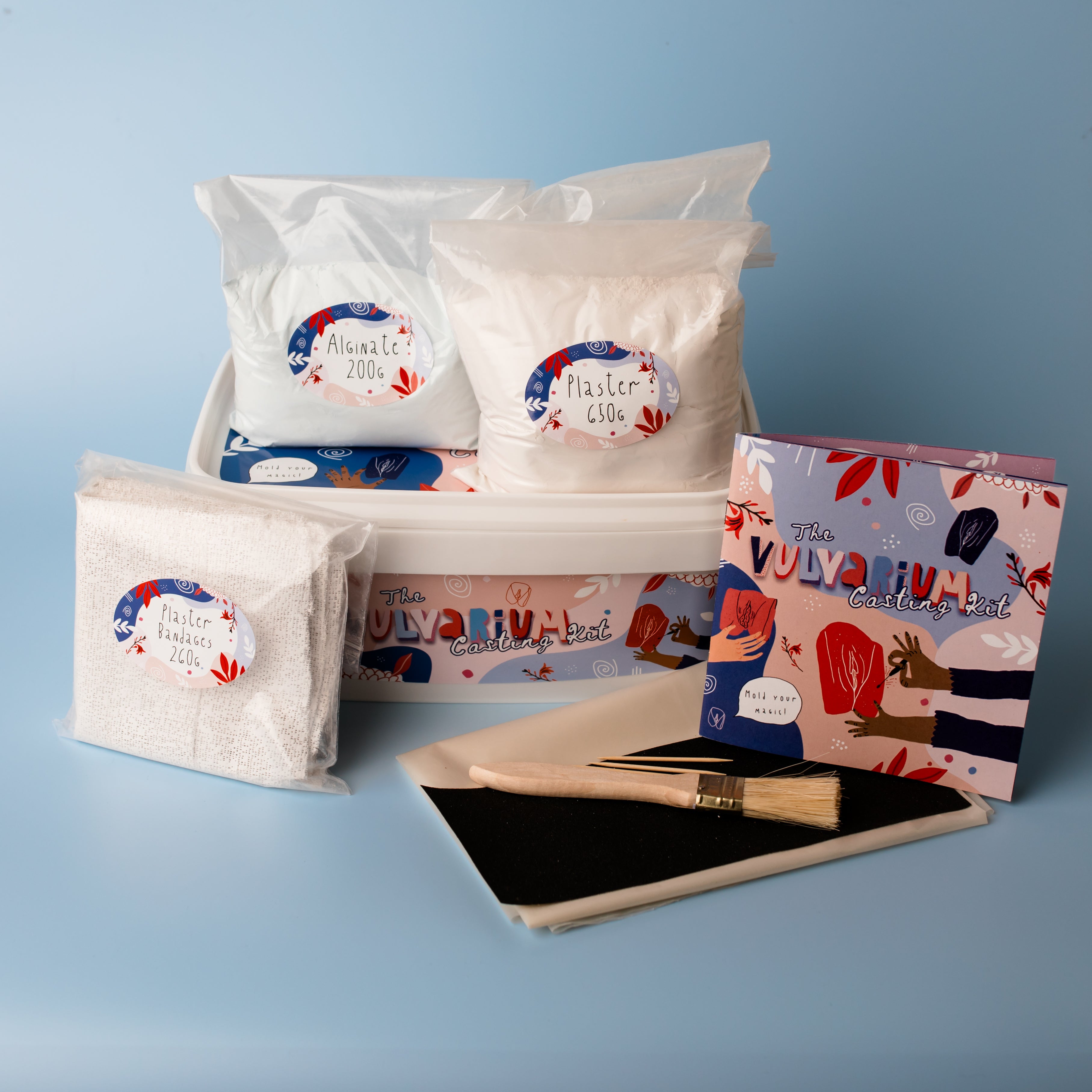 Vulva casting DIY kit