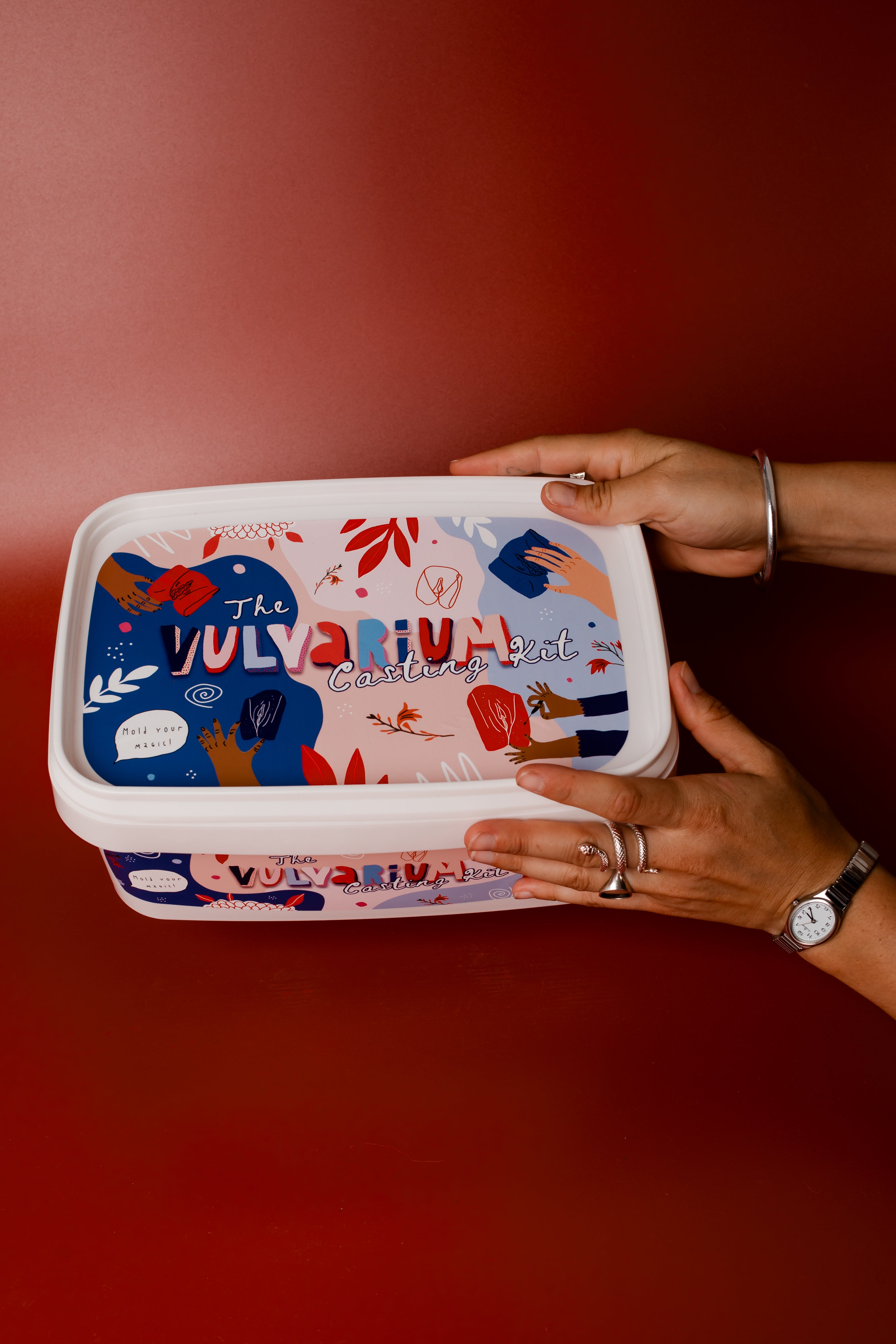 Vulva casting DIY kit